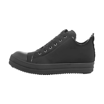 Rick Owens DRKSHDW Canvas Low Top 'Black'