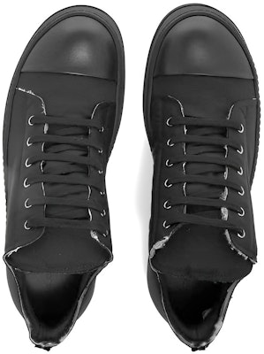 Rick Owens DRKSHDW Canvas Low Top 'Hitam' DU02A3802MU-99 Lookbook Rick Owens DRKSHDW Canvas Low Top 'Hitam' DU02A3802MU-99
