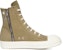 Rick Owens DRKSHDW Kasut Boot Sneakers Kanvas Rendah 'Coklat' DU02C5800DOES1251104
