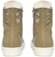 Shop Rick Owens DRKSHDW Kasut Boot Sneakers Kanvas Rendah 'Coklat' DU02C5800DOES1251104