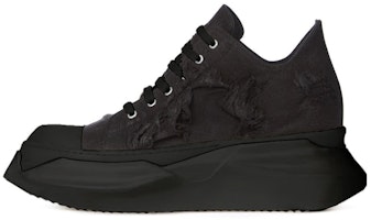 Rick Owens DRKSHDW Canvas Sneakers 'Black Fashion' DU02B4842BFLS-999 Rick Owens DRKSHDW Canvas Sneakers 'Black Fashion' DU02B4842BFLS-999