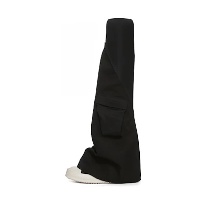 Rick Owens DRKSHDW Cargo Fetish 'Black Nylon Satin'