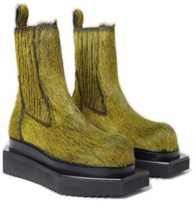 Rick Owens DRKSHDW Chelsea Boot 'Green Velvet' RU02C7881LHLCEC-529 Purchase Rick Owens DRKSHDW Chelsea Boot 'Green Velvet' RU02C7881LHLCEC-529