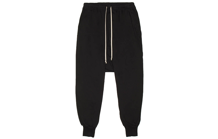 Order Rick Owens DRKSHDW Celana Sweatpants Hitam Klasik Pria DU20F1394RN-09
