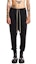 Shop Rick Owens DRKSHDW Celana Sweatpants Hitam Klasik Pria DU20F1394RN-09