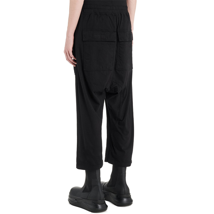 Purchase Rick Owens DRKSHDW Celana Sweatpants Jersey Katun DU21S2375RN-09