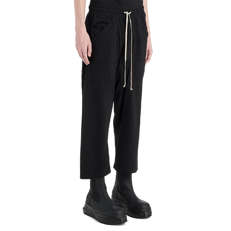 Details for Rick Owens DRKSHDW Celana Sweatpants Jersey Katun DU21S2375RN-09