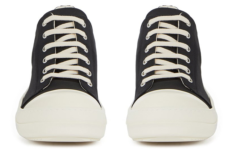 Lookbook Rick Owens DRKSHDW Cotton Nylon Low 'Black Milk' Hitam Putih DU01B7802-MU-911