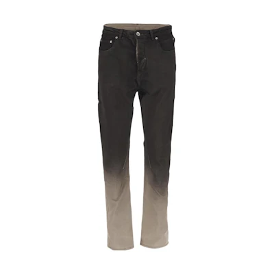 Rick Owens DRKSHDW Dirty Fit High-Waist Flared Jeans Unisex Black Denim. DU02C5366SBEDE19D