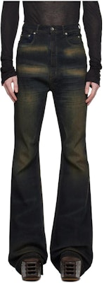 Rick Owens DRKSHDW 男士高腰隱藏拉鍊牛仔褲 黑色洗舊款 Du02c5365sdm84 Order Rick Owens DRKSHDW 男士高腰隱藏拉鍊牛仔褲 黑色洗舊款 Du02c5365sdm84