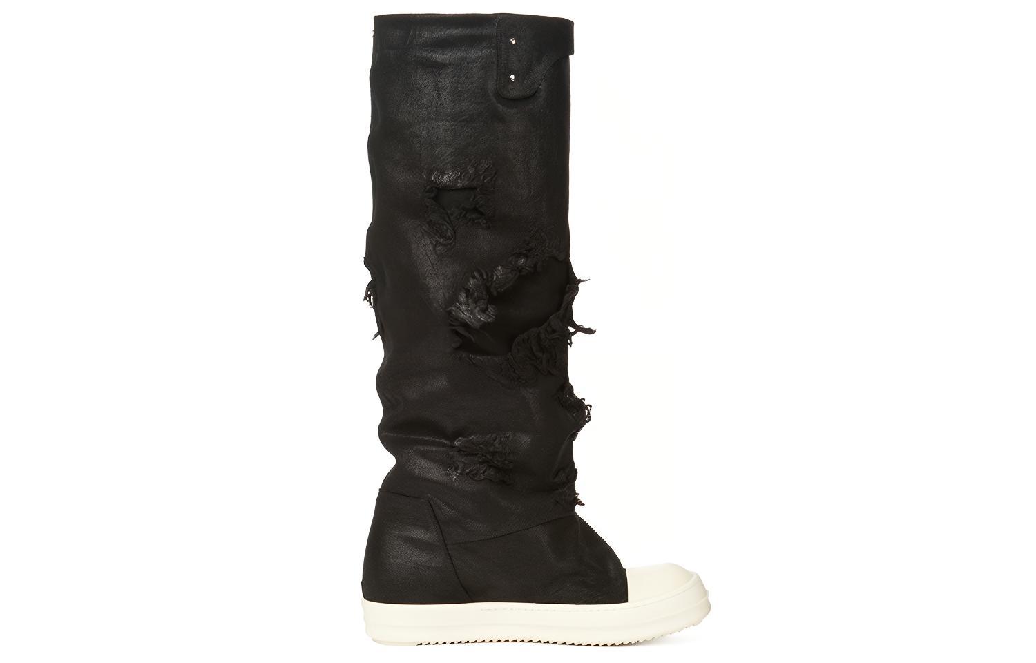 Rick Owens DRKSHDW Elephant High-Top Boot 'Black Denim' 圖 2