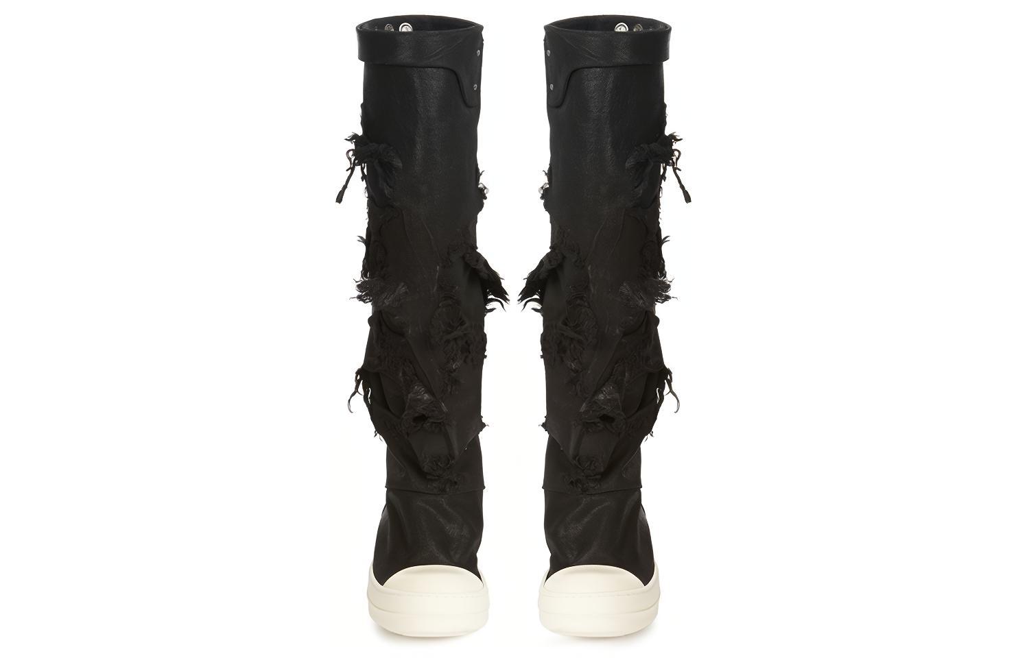 Rick Owens DRKSHDW Elephant High-Top Boot 'Black Denim' 圖 3