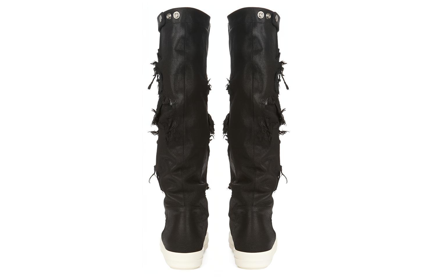 Rick Owens DRKSHDW Elephant High-Top Boot 'Black Denim' 圖 4