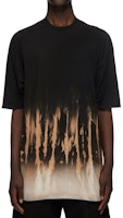 Rick Owens DRKSHDW Faded Pattern Crewneck T-Shirt Black FW24. DU02D2274RNSUN-0983 Rick Owens DRKSHDW Faded Pattern Crewneck T-Shirt Black FW24. DU02D2274RNSUN-0983