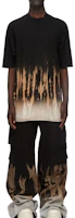 Shop Rick Owens DRKSHDW 漸層圖案黑色圓領T恤 FW24 DU02D2274RNSUN-0983