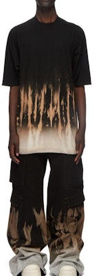 Rick Owens DRKSHDW 渐变图案黑色圆领T恤 FW24 DU02D2274RNSUN-0983 Shop Rick Owens DRKSHDW 渐变图案黑色圆领T恤 FW24 DU02D2274RNSUN-0983