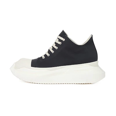 Rick Owens DRKSHDW Fogachine Cotton Nylon Abstract Low 'Black Milk'