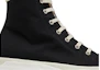 Order Rick Owens DRKSHDW Fogachine 抽象棉尼龙高帮‘牛奶黑’ DU01B7840-MU-911