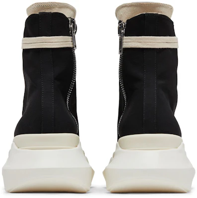 Rick Owens DRKSHDW Fogachine 抽象棉尼龙高帮‘牛奶黑’ DU01B7840-MU-911 Details for Rick Owens DRKSHDW Fogachine 抽象棉尼龙高帮‘牛奶黑’ DU01B7840-MU-911