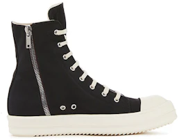 Order Rick Owens DRKSHDW Fogachine Cargo Tinggi Kapas Nilon 'Black Milk' DU01B7801-MU-911