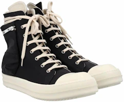 Lookbook Rick Owens DRKSHDW Fogachine Cargo Tinggi Kapas Nilon 'Black Milk' DU01B7801-MU-911