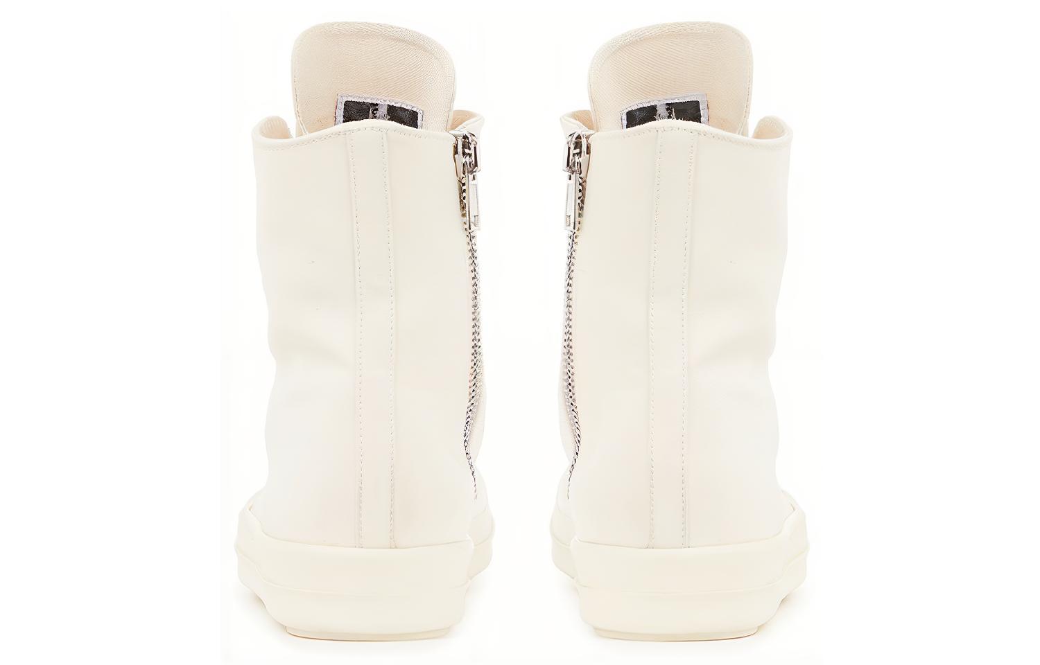 Shop Rick Owens DRKSHDW Fogachine Baumwolle Nylon High ''Natural'' Sneakers DU01B7800-MU-2111
