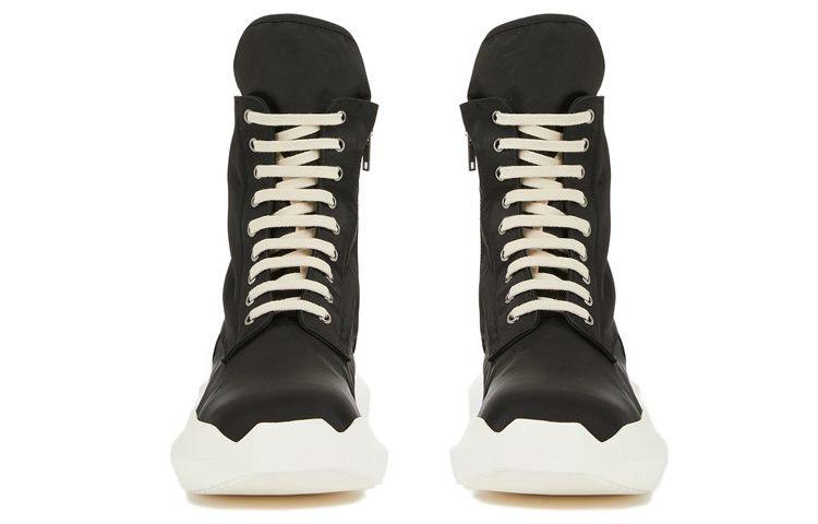 Lookbook Rick Owens DRKSHDW Fogachine Army 高筒時尚運動鞋 黑色