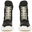 Lookbook Rick Owens DRKSHDW Fogachine Army 高筒時尚運動鞋 黑色