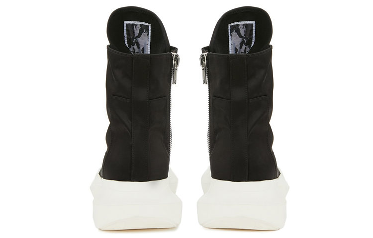 Shop Rick Owens DRKSHDW Fogachine Army 高筒時尚運動鞋 黑色