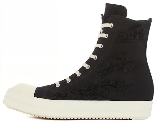 Rick Owens DRKSHDW Fogachine Slashed Stretch Denim High 'Black Milk' DU01B7800-SBSLH-911 Buy Rick Owens DRKSHDW Fogachine Slashed Stretch Denim High 'Black Milk' DU01B7800-SBSLH-911