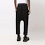 Shop Celana Santai Rick Owens DRKSHDW FW21 Hitam Drop Crotch Drawstring DU02A3395RIG-09
