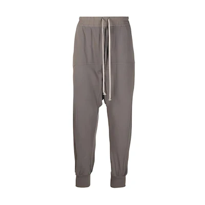Rick Owens DRKSHDW FW21 Brown Solid Drawstring Casual Pants DU02A3395RIG-34
