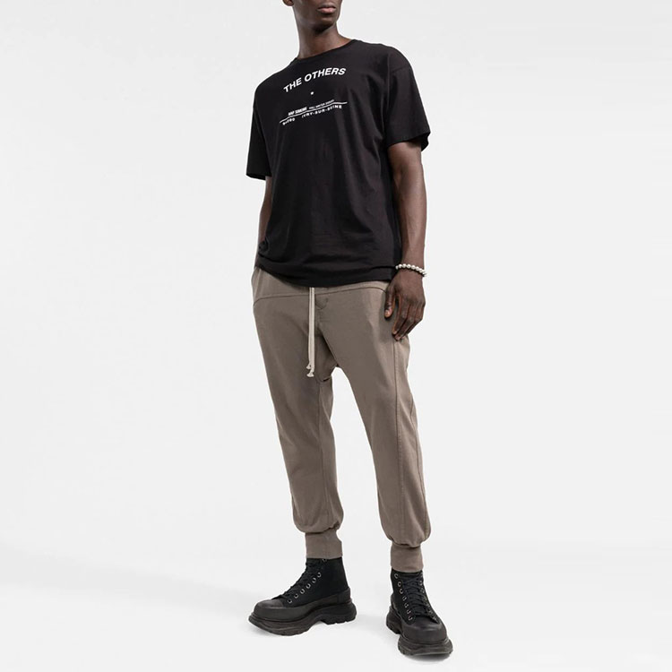 Lookbook Rick Owens DRKSHDW FW21 棕色抽绳休闲裤 DU02A3395RIG-34