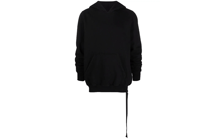 Rick Owens DRKSHDW FW21 Granbury Pullover Hoodie Black DU02A3289F-09