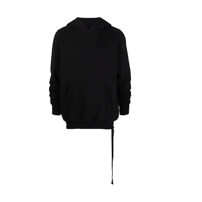 Rick Owens DRKSHDW FW21 Granbury Pullover Hoodie Black DU02A3289F-09