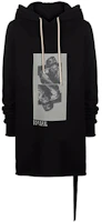 Rick Owens DRKSHDW FW21 Graphic Print Hoodie Black DU02A3285FEP2-0961 Rick Owens DRKSHDW FW21 Graphic Print Hoodie Black DU02A3285FEP2-0961