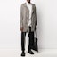 Lookbook Rick Owens DRKSHDW FW21 Hoodie Coat Abu-Abu Logo Panjang Sedang. DU20S5968-ND