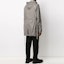 Shop Rick Owens DRKSHDW FW21 Hoodie Coat Abu-Abu Logo Panjang Sedang. DU20S5968-ND