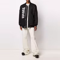 Lookbook Rick Owens DRKSHDW FW21 黑色加大飛行外套 DU02A3977TWRNP3-0961