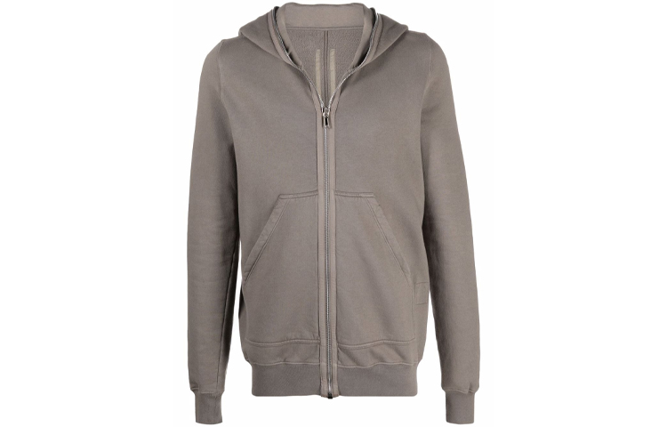 Rick Owens DRKSHDW FW21 Oversized Brown Zip Hoodie Jacket Unisex DU02A3280F-34