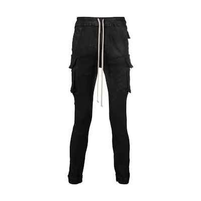 Rick Owens DRKSHDW FW21 Slim Fit Black Workwear Jeans . DU02A3386SBB-09