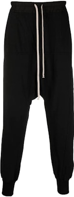 Rick Owens DRKSHDW FW22 Celana Casual Slim Fit Hitam Model Drop-Crotch. DU02B4395RIG-09 Buy Rick Owens DRKSHDW FW22 Celana Casual Slim Fit Hitam Model Drop-Crotch. DU02B4395RIG-09