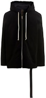 Rick Owens DRKSHDW FW22 Black Solid Color Zip-Up Hoodie Jacket. DU02B4790VS-09 Rick Owens DRKSHDW FW22 Black Solid Color Zip-Up Hoodie Jacket. DU02B4790VS-09