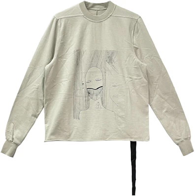 릭 오웬스 DRKSHDW FW22 베이지 스케치 프린트 크루넥 스웻셔츠 유니섹스 DS02B4221RIGEP2-0809PO Buy 릭 오웬스 DRKSHDW FW22 베이지 스케치 프린트 크루넥 스웻셔츠 유니섹스 DS02B4221RIGEP2-0809PO