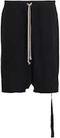 Rick Owens DRKSHDW FW22 Black Drop-Crotch Drawstring Shorts . DU02B4380RIG-09 Rick Owens DRKSHDW FW22 Black Drop-Crotch Drawstring Shorts . DU02B4380RIG-09