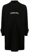 Rick Owens DRKSHDW FW22 Black Knit Cashmere Sweater with Letter Intarsia Menswear. RR02B2671WSBRU-0908 Rick Owens DRKSHDW FW22 Black Knit Cashmere Sweater with Letter Intarsia Menswear. RR02B2671WSBRU-0908