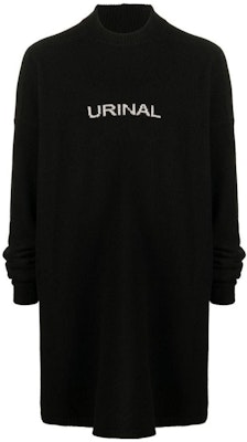 Rick Owens DRKSHDW FW22 黑色字母提花羊绒针织毛衣 男装. RR02B2671WSBRU-0908 Order Rick Owens DRKSHDW FW22 黑色字母提花羊绒针织毛衣 男装. RR02B2671WSBRU-0908