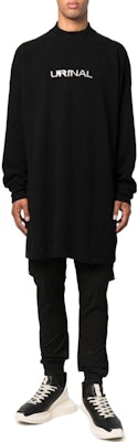 Rick Owens DRKSHDW FW22 黑色字母提花羊绒针织毛衣 男装. RR02B2671WSBRU-0908 Lookbook Rick Owens DRKSHDW FW22 黑色字母提花羊绒针织毛衣 男装. RR02B2671WSBRU-0908