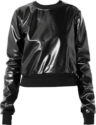 Rick Owens DRKSHDW FW22 男士黑色皮革圆领套头衫 DS02B4223JRU-09 Buy Rick Owens DRKSHDW FW22 男士黑色皮革圆领套头衫 DS02B4223JRU-09