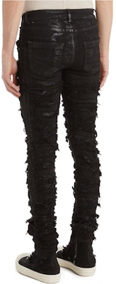 Rick Owens DRKSHDW FW22 男士黑色原边纽扣拉链牛仔裤 DU02B4364SBFLS-09 Lookbook Rick Owens DRKSHDW FW22 男士黑色原边纽扣拉链牛仔裤 DU02B4364SBFLS-09